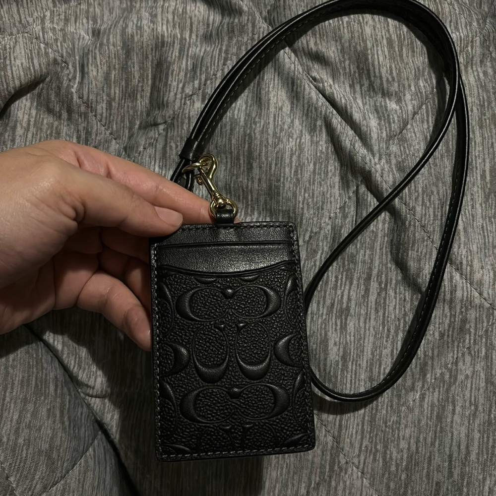 NWOT Coach Lanyard ID/ Card Holder